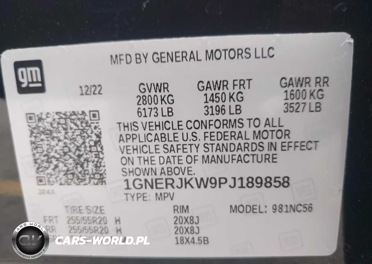 2023 Chevrolet Traverse Fwd Rs VIN:1GNERJKW9PJ189858 - 9