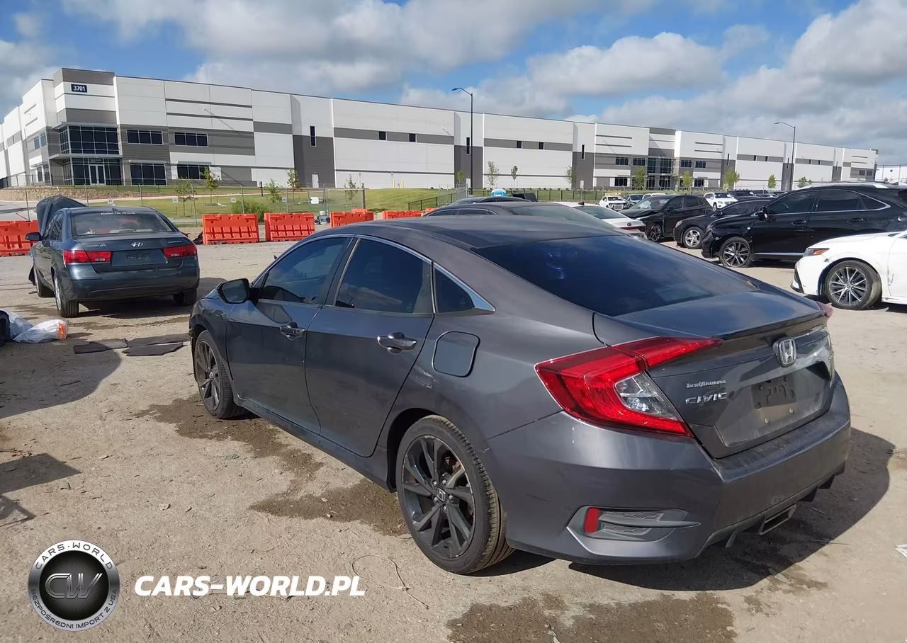 2019 Honda Civic Sport VIN:2HGFC2F82KH606698 - 3