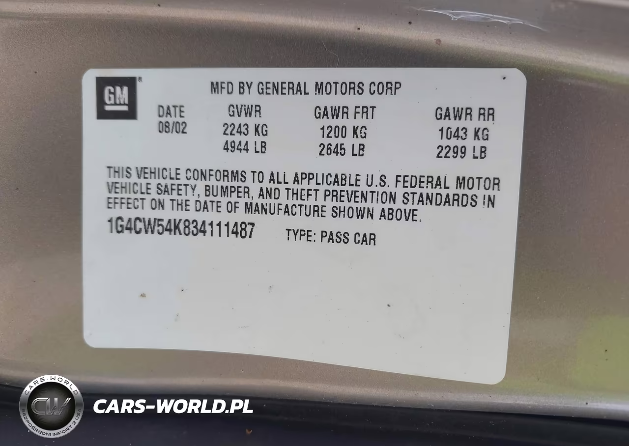 2003 Buick Park Avenue VIN:1G4CW54K834111487 - 9