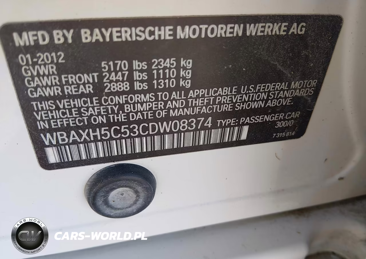 2012 BMW 528I xDrive VIN:WBAXH5C53CDW08374 - 9