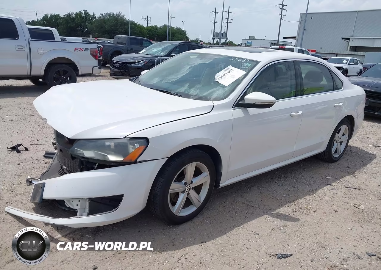 2012 Volkswagen Passat 2.5L Se VIN:1VWBH7A36CC101739 - 2