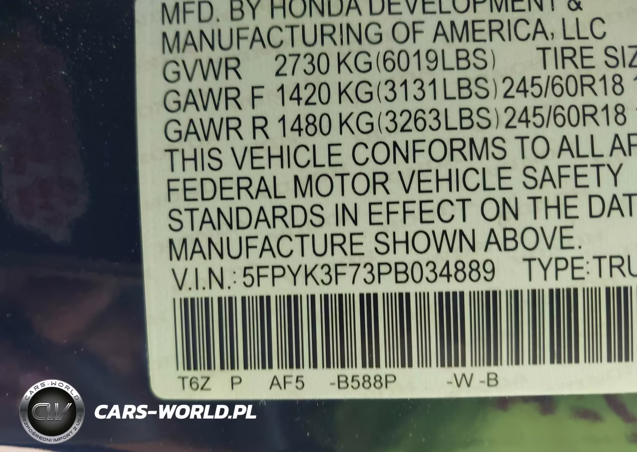 2023 Honda Ridgeline Rtl-E VIN:5FPYK3F73PB034889 - 9