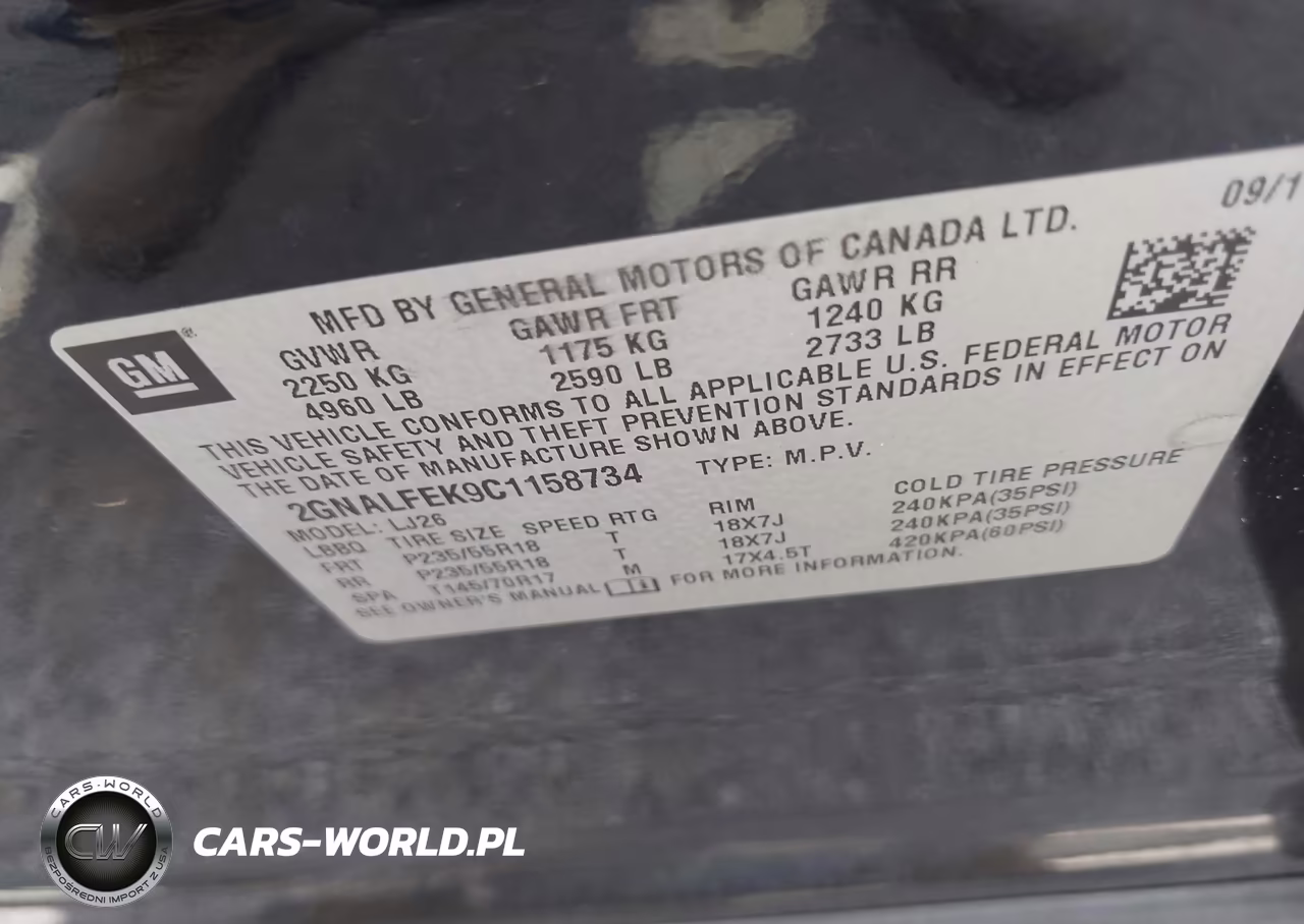 2012 Chevrolet Equinox Ltz VIN:2GNALFEK9C1158734 - 9
