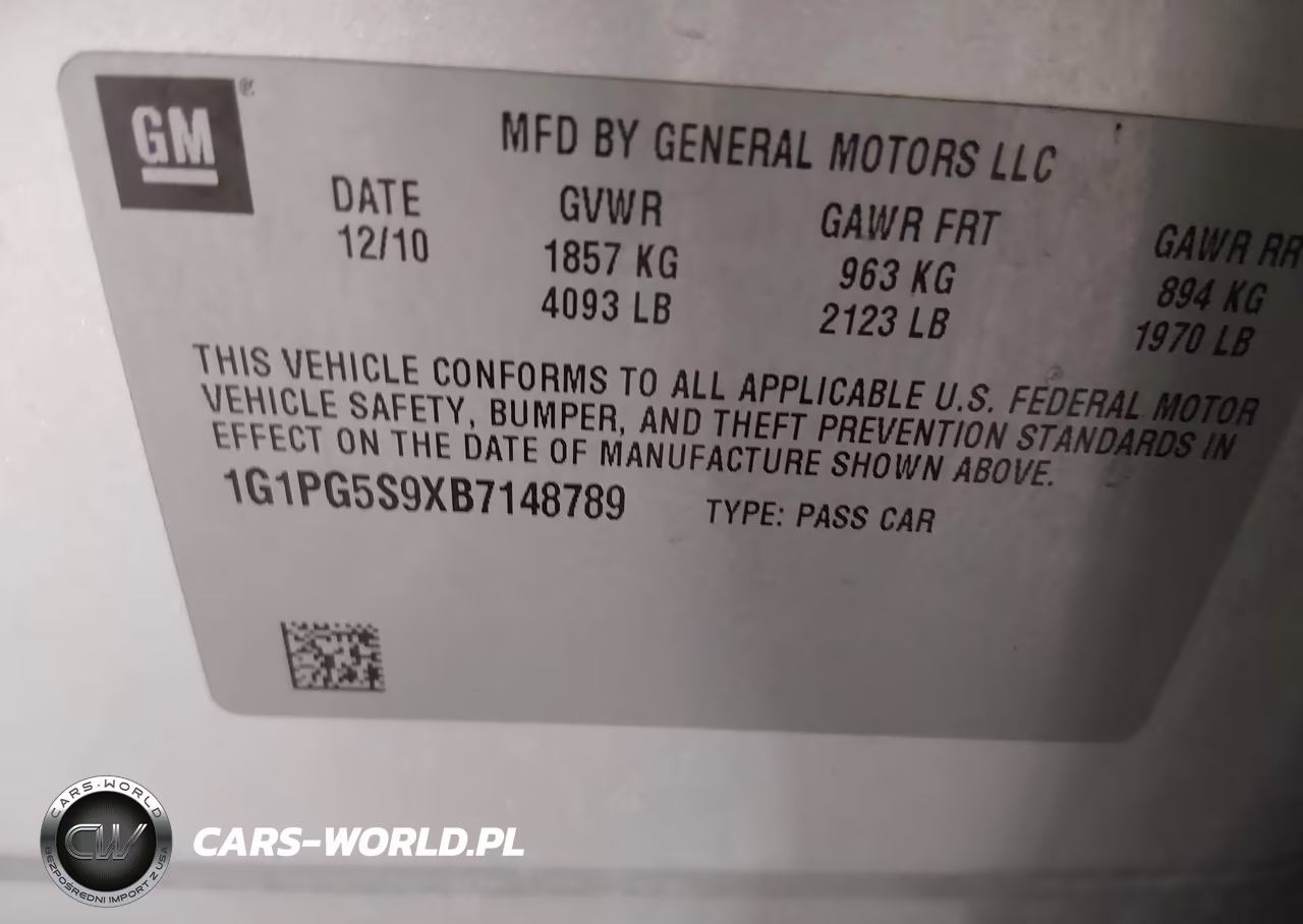 2011 Chevrolet Cruze 2Lt VIN:1G1PG5S9XB7148789 - 9