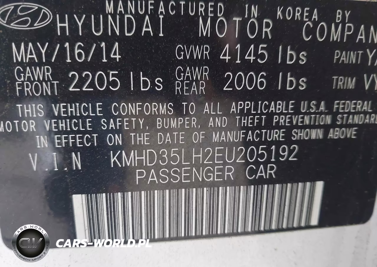 2014 Hyundai Elantra Gt VIN:KMHD35LH2EU205192 - 9