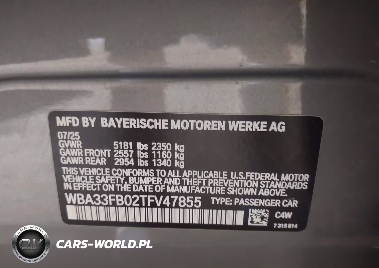 2026 BMW 430I Gran Coupe xDrive VIN:WBA33FB02TFV47855 - 9