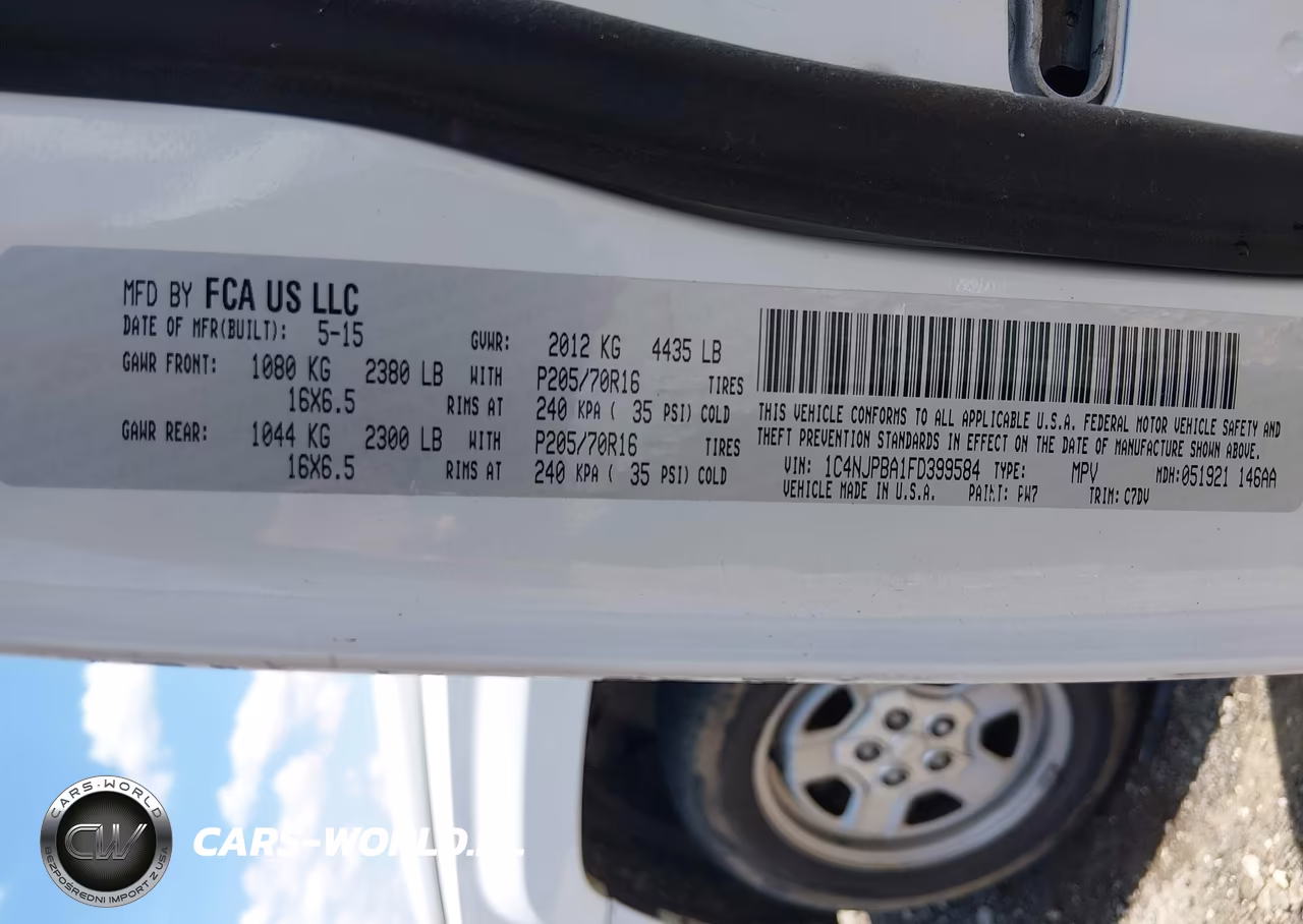 JEEP PATRIOT SP VIN:1C4NJPBA1FD399584 - 9