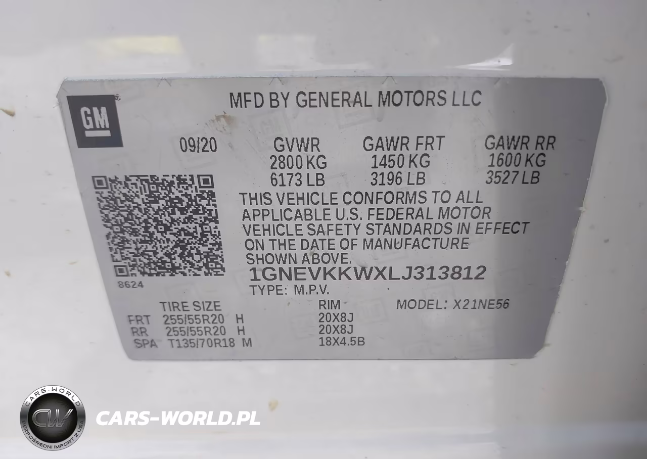 2020 Chevrolet Traverse Awd Premier VIN:1GNEVKKWXLJ313812 - 9