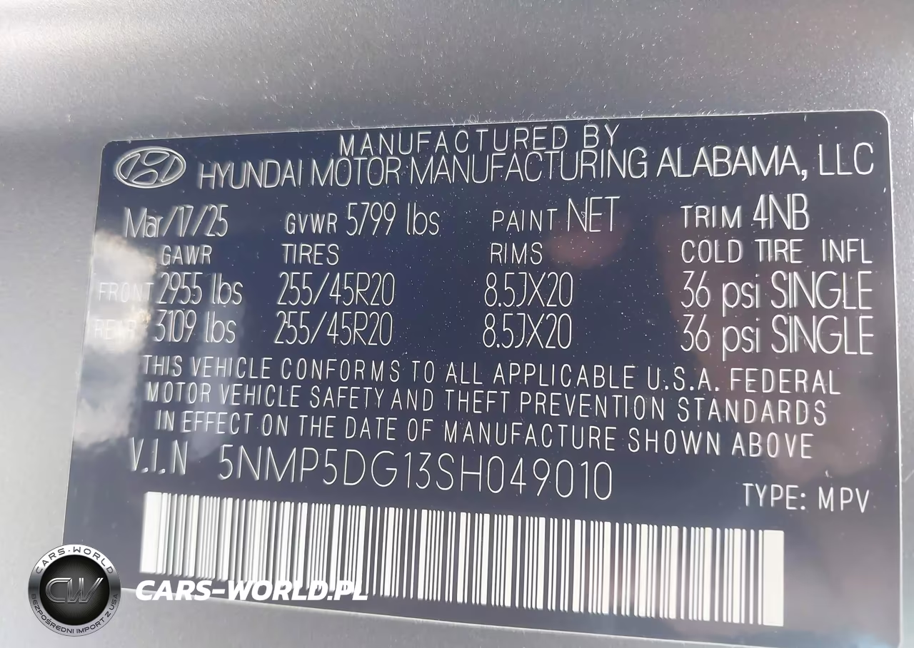 2025 Hyundai Santa Fe Hybrid Calligraphy VIN:5NMP5DG13SH049010 - 9