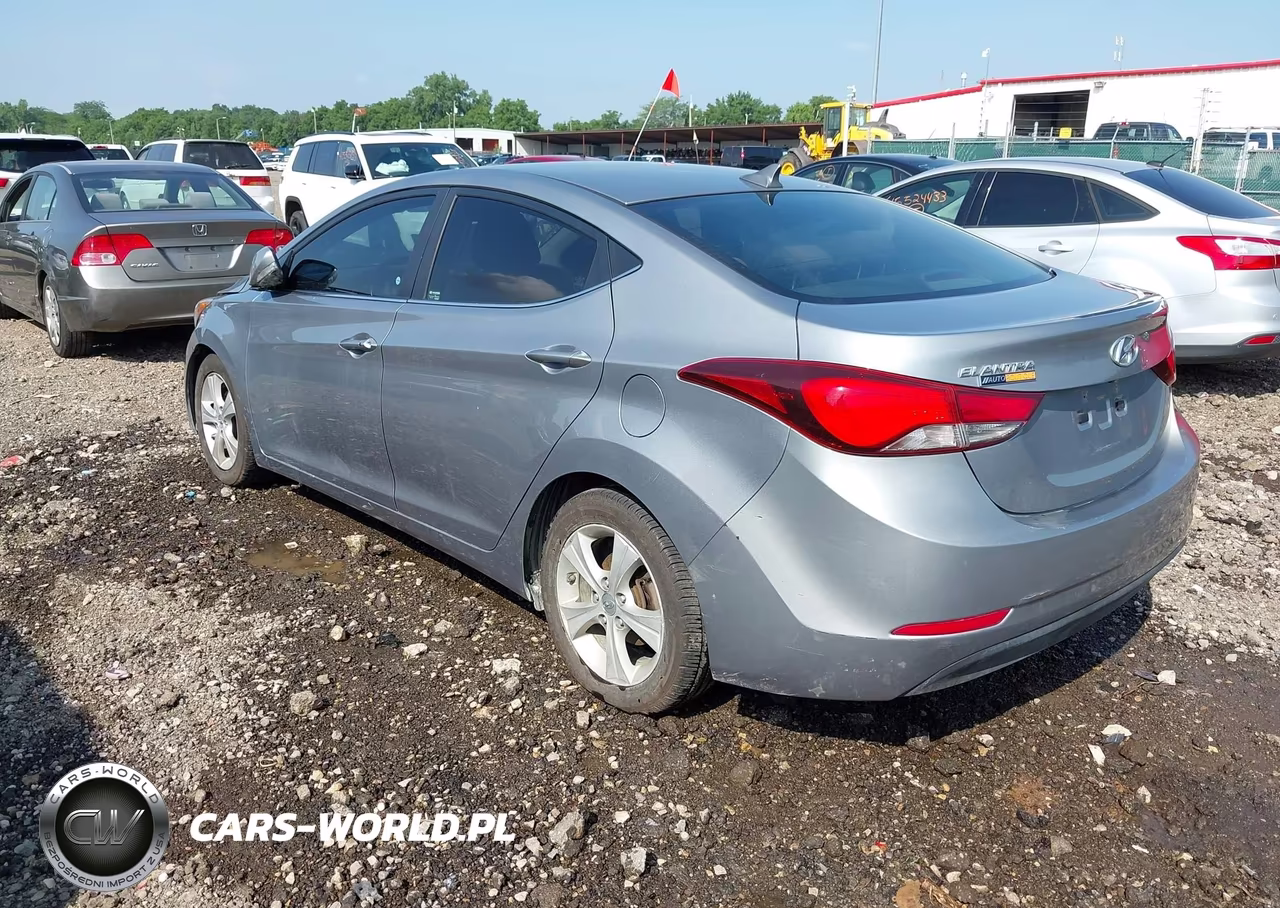 2016 Hyundai Elantra Value Edition VIN:KMHDH4AEXGU491624 - 3