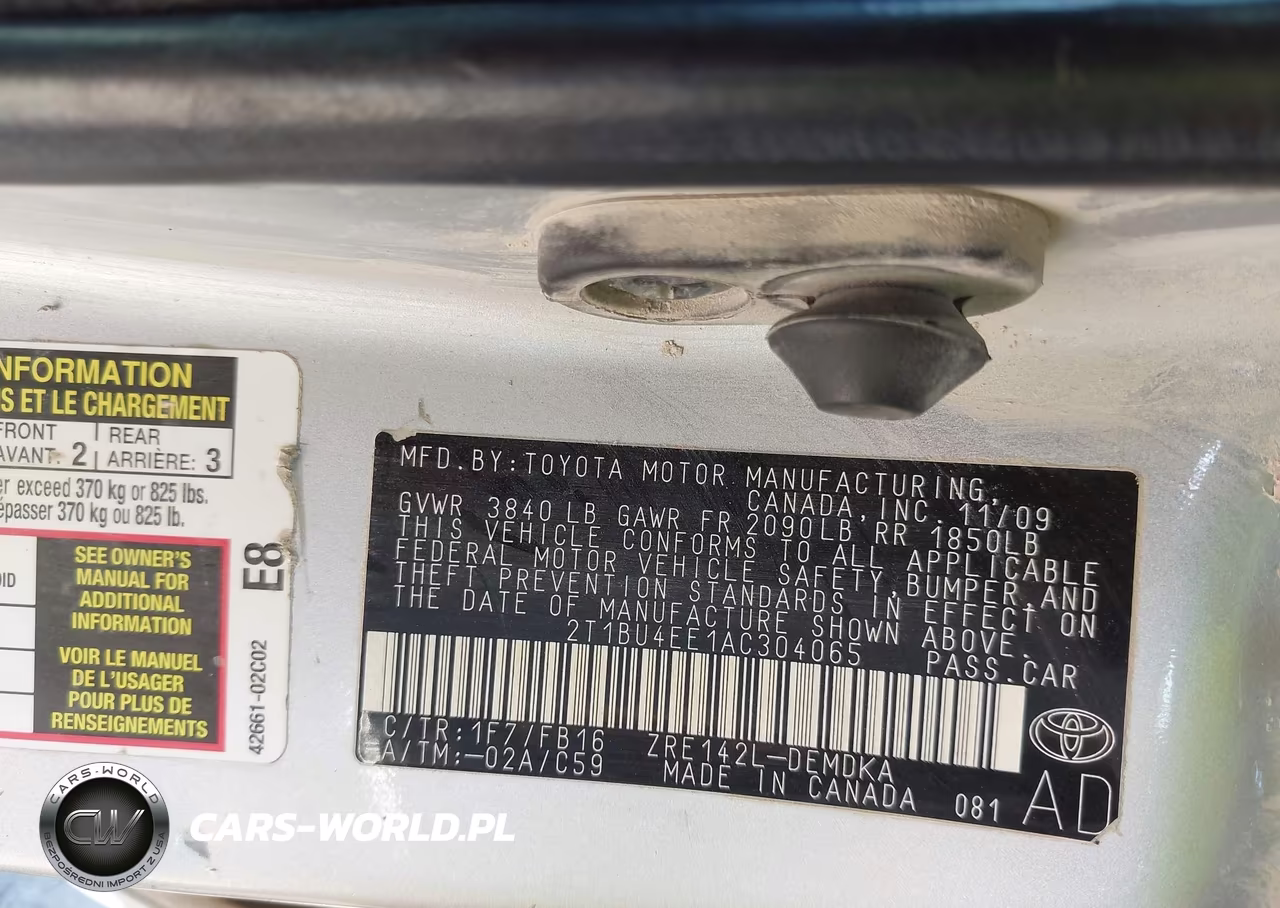 2010 Toyota Corolla VIN:2T1BU4EE1AC304065 - 9