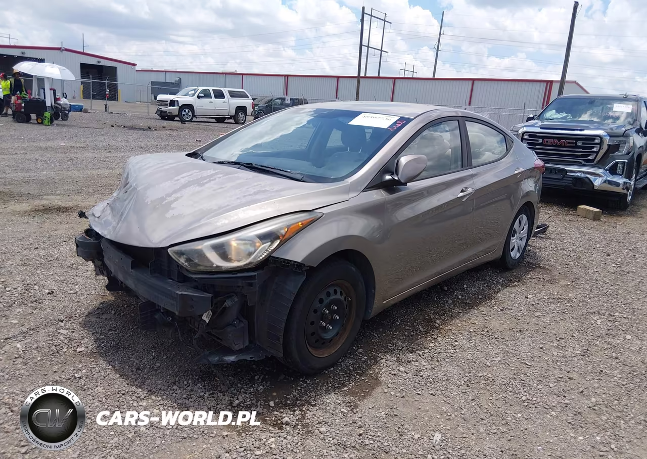 2016 Hyundai Elantra Se VIN:5NPDH4AE7GH701627 - 2