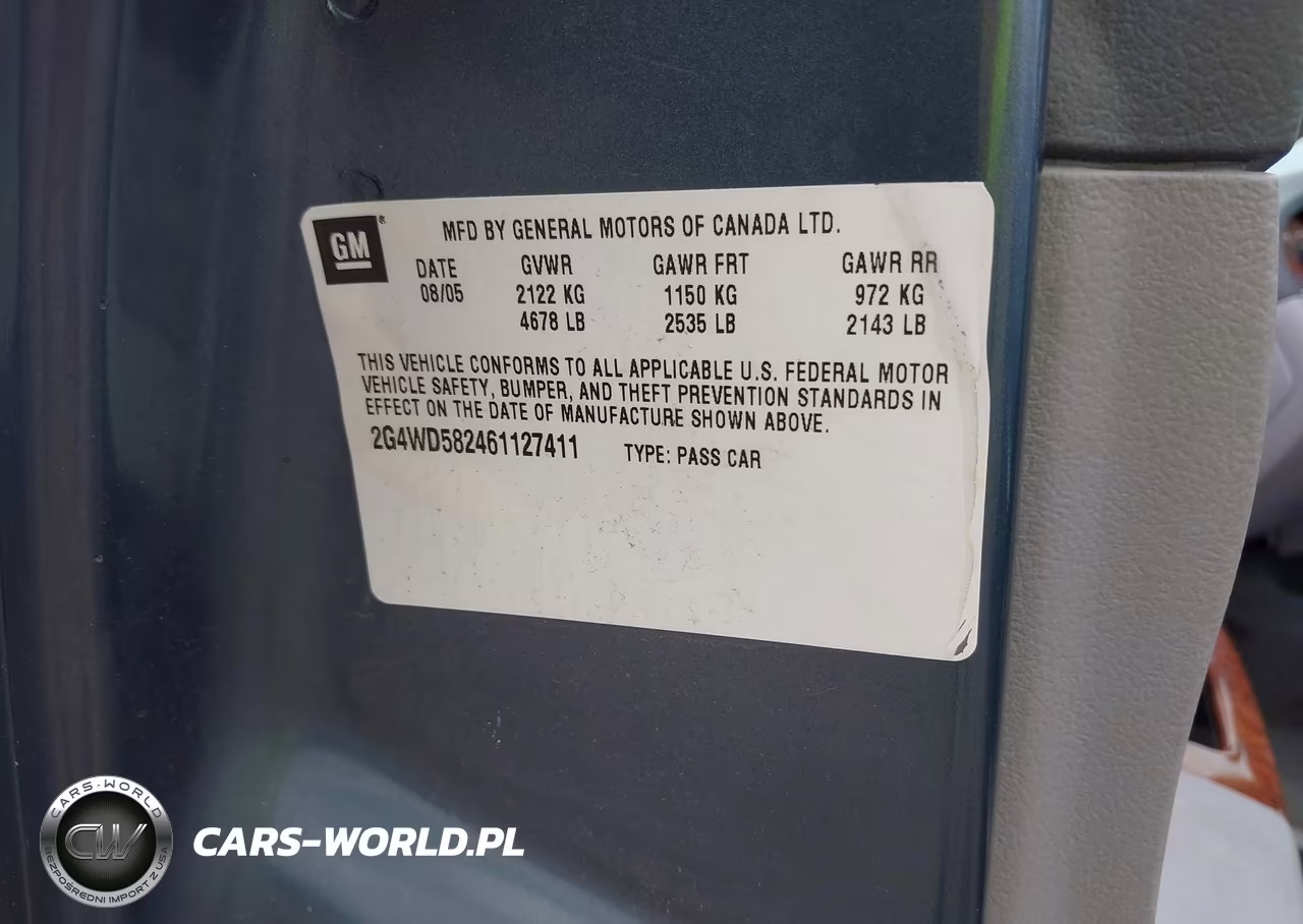 2006 Buick Lacrosse Cxl VIN:2G4WD582461127411 - 9