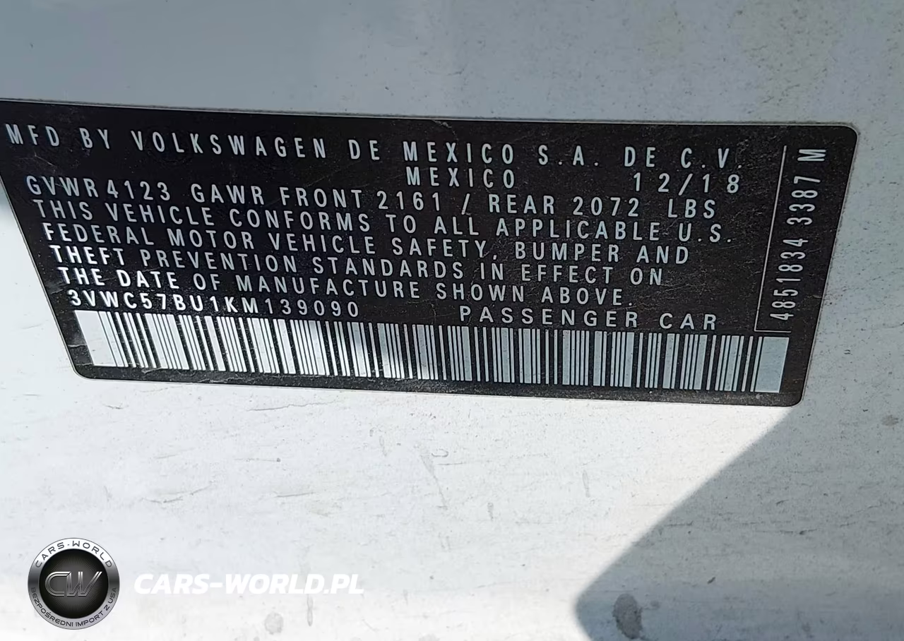 2019 Volkswagen Jetta 1.4T R-Line-1.4T S-1.4T Se VIN:3VWC57BU1KM139090 - 9