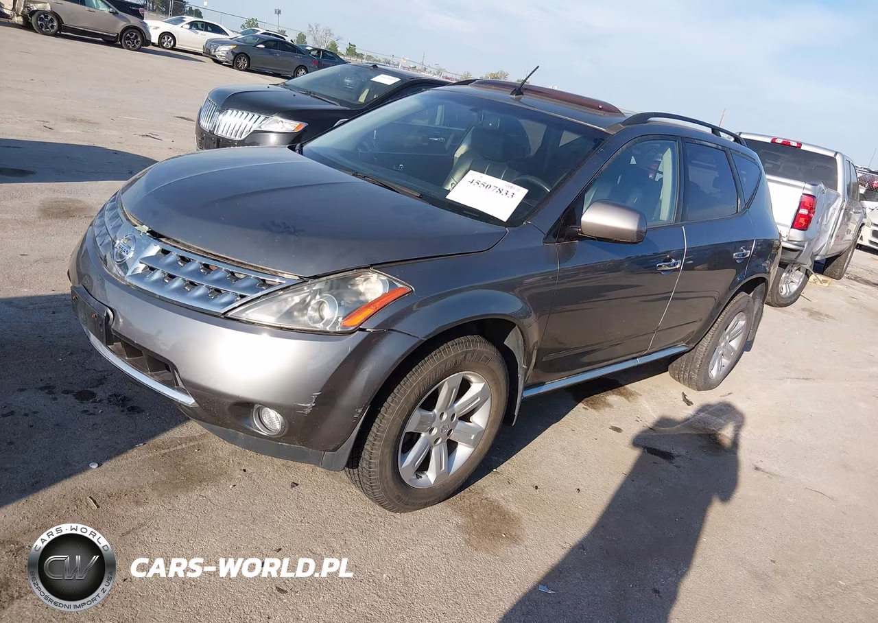 2007 Nissan Murano Sl VIN:JN8AZ08W37W607251 - 2