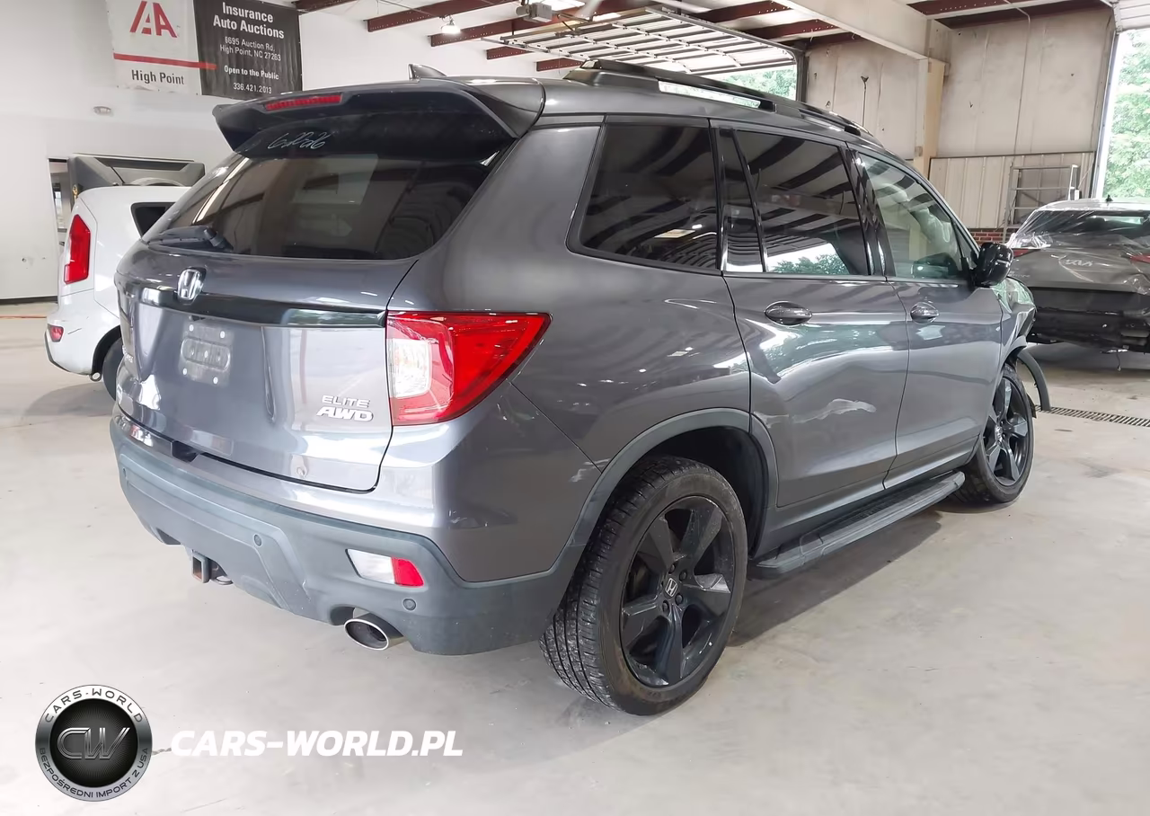 2021 Honda Passport Awd Elite VIN:5FNYF8H08MB019987 - 4