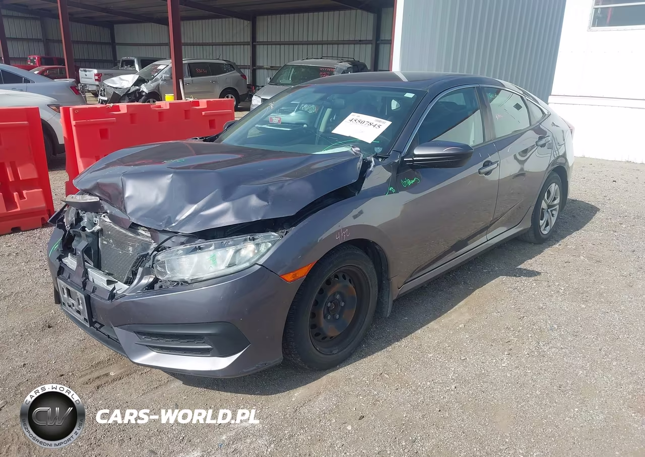 2018 Honda Civic Lx VIN:19XFC2F51JE017897 - 2
