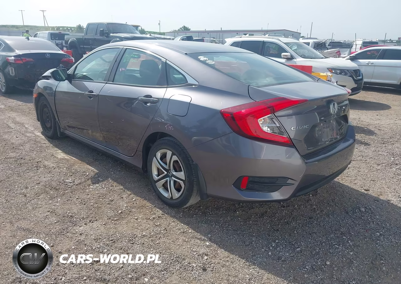 2018 Honda Civic Lx VIN:19XFC2F51JE017897 - 3