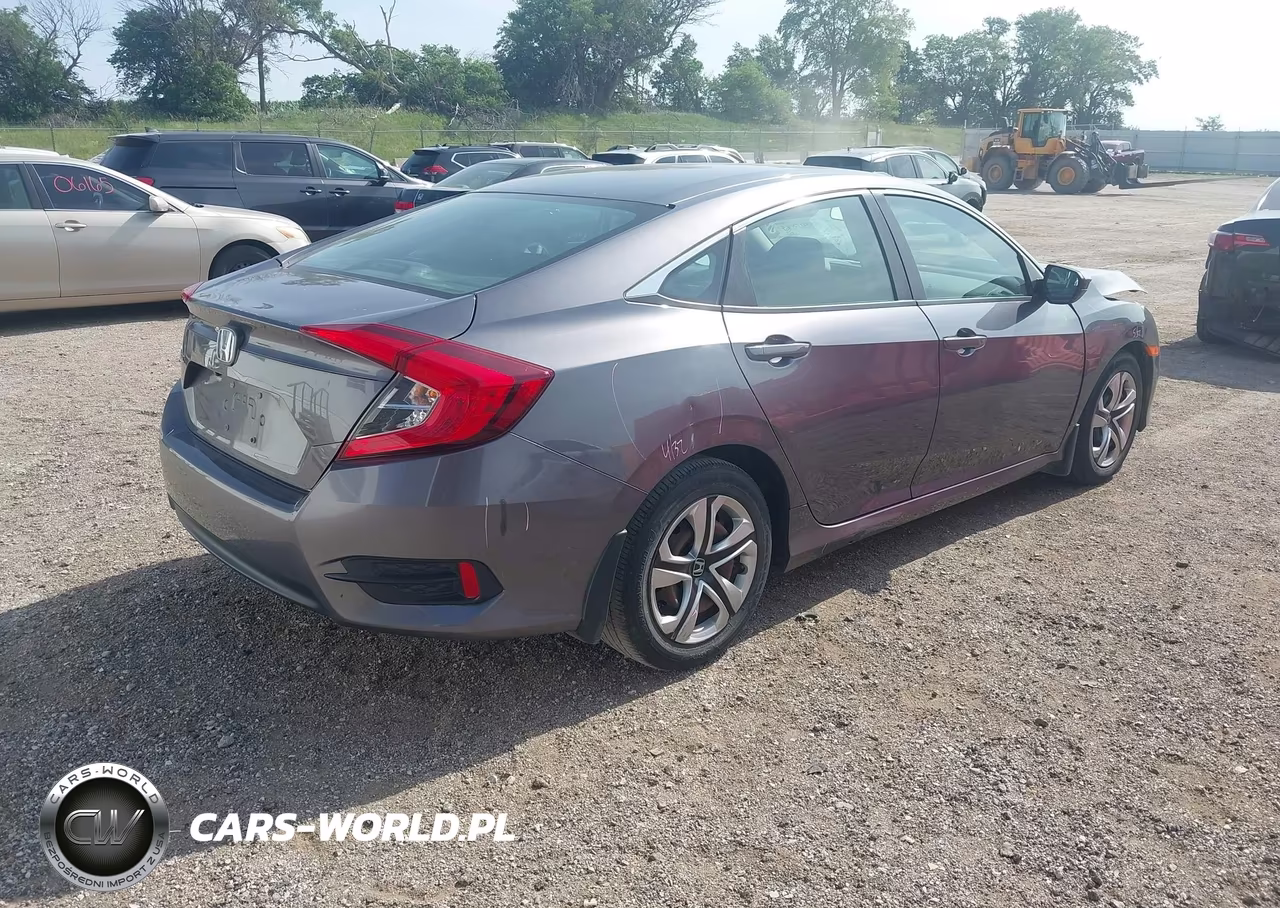 2018 Honda Civic Lx VIN:19XFC2F51JE017897 - 4