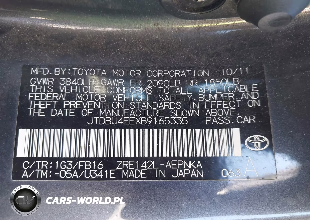 2011 Toyota Corolla Le VIN:JTDBU4EEXB9165335 - 9