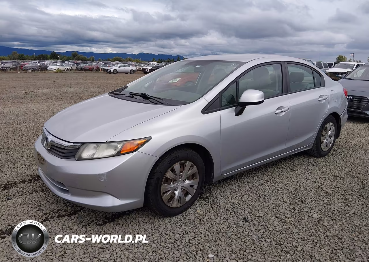 2012 Honda Civic Lx VIN:19XFB2F51CE378570 - 2