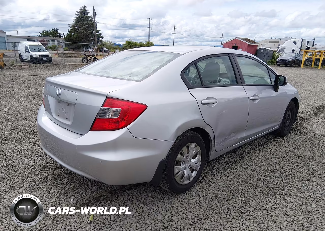 2012 Honda Civic Lx VIN:19XFB2F51CE378570 - 4