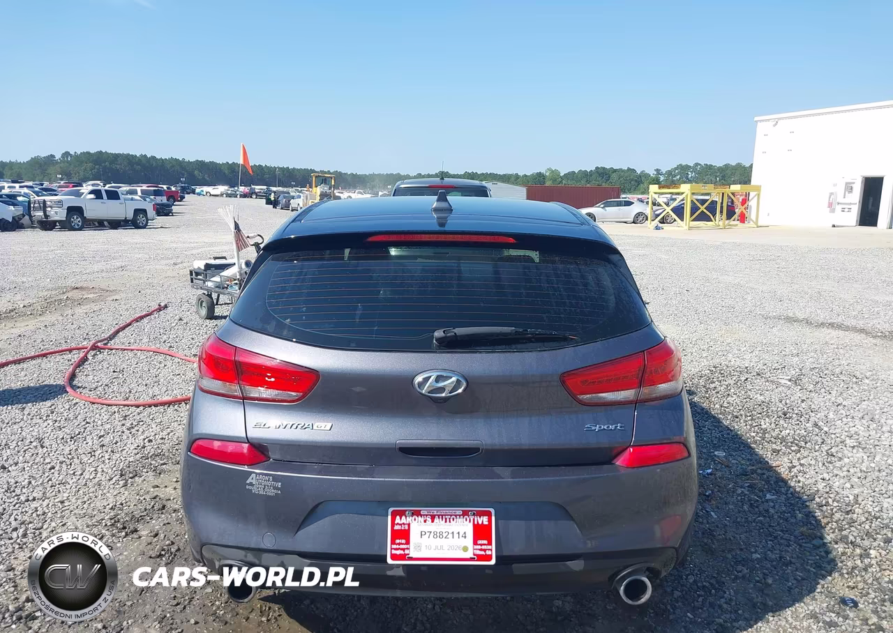 2018 Hyundai Elantra Gt Sport VIN:KMHH55LC5JU038305 - 17