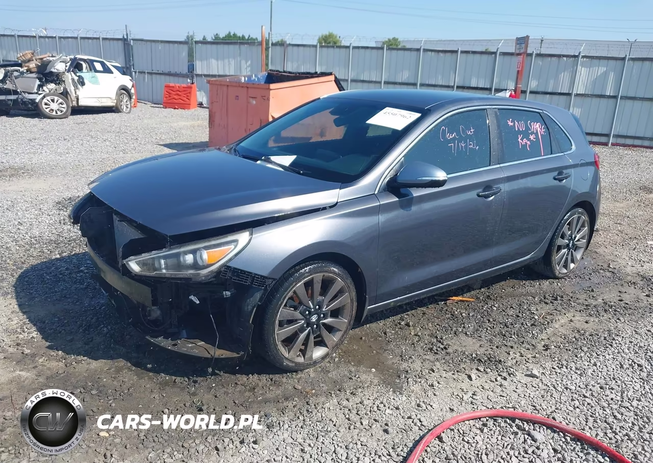 2018 Hyundai Elantra Gt Sport VIN:KMHH55LC5JU038305 - 2