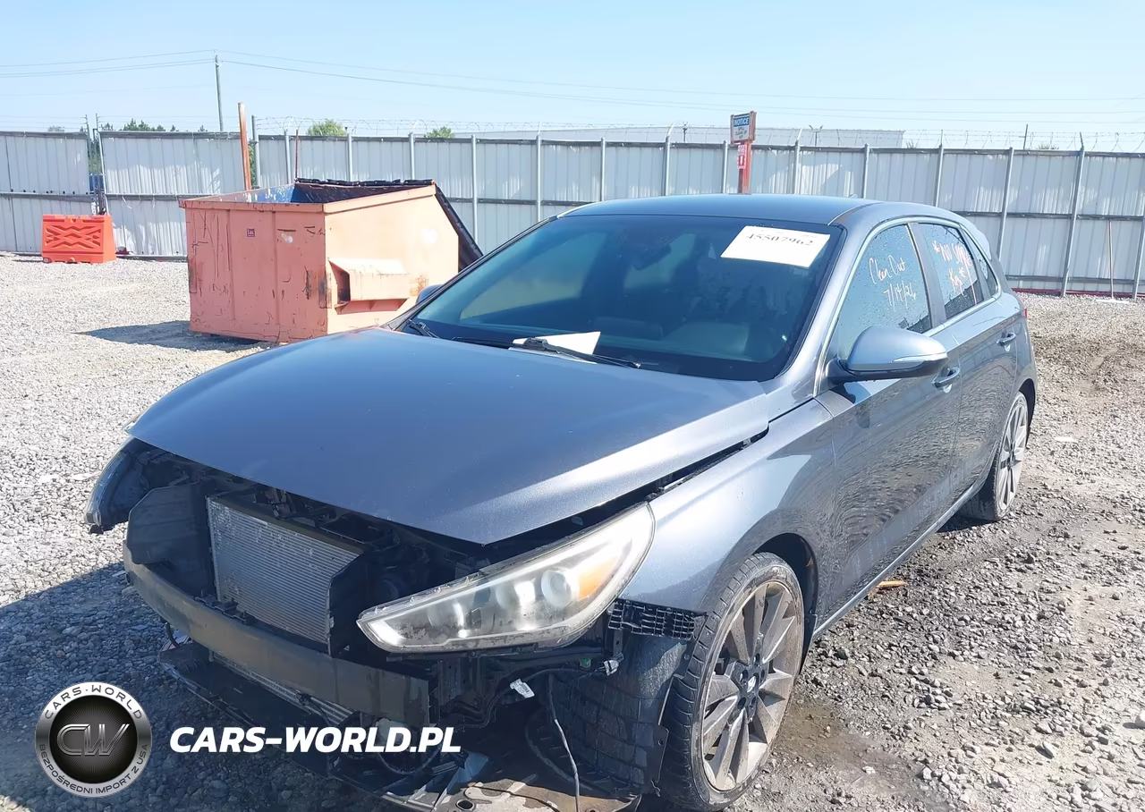 2018 Hyundai Elantra Gt Sport VIN:KMHH55LC5JU038305 - 6