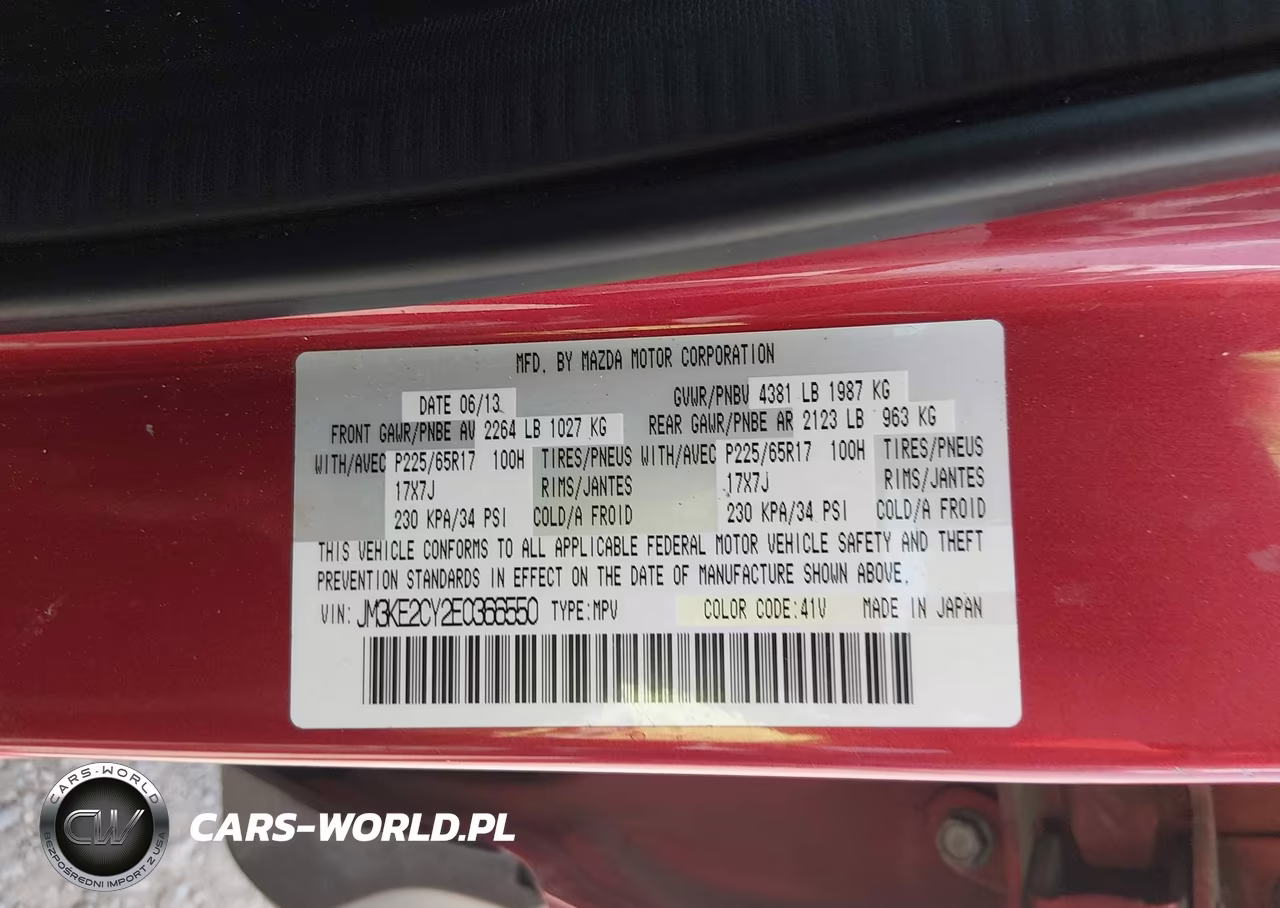 2014 Mazda Cx-5 Touring VIN:JM3KE2CY2E0366550 - 9