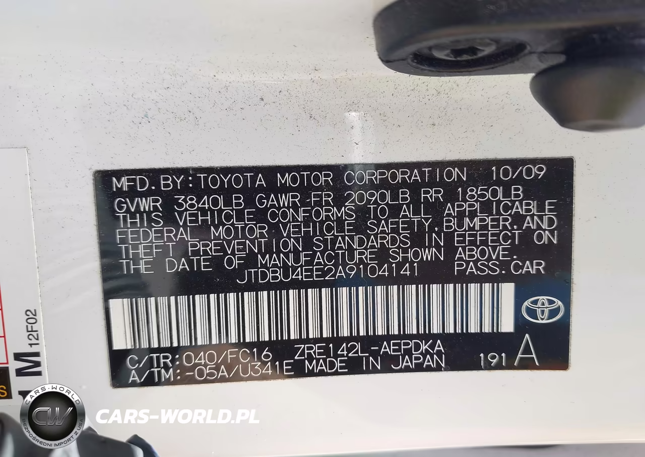 2010 Toyota Corolla Le VIN:JTDBU4EE2A9104141 - 9