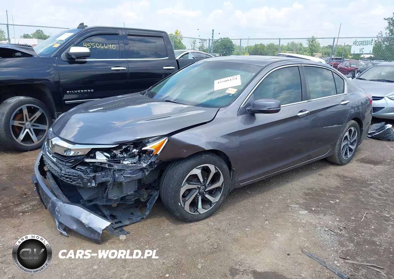 2016 Honda Accord Ex-L VIN:1HGCR2F82GA038623 - 2