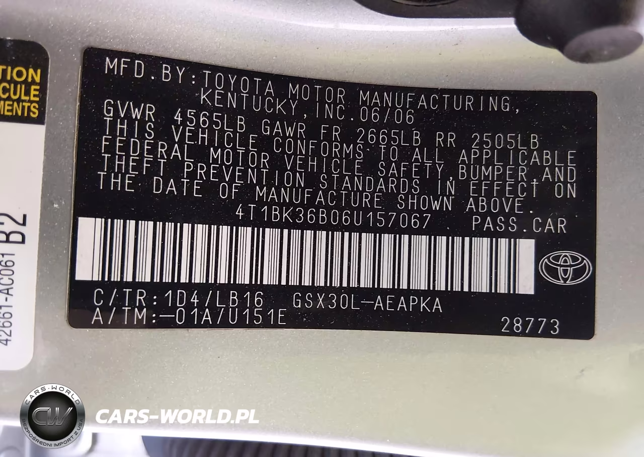 2006 Toyota Avalon Limited VIN:4T1BK36B06U157067 - 9
