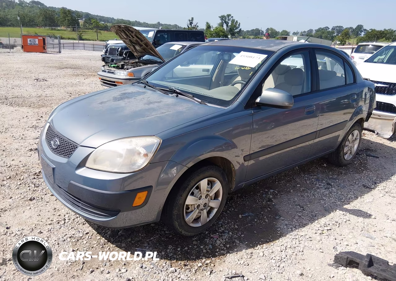 2007 Kia Rio Lx VIN:KNADE123376254399 - 2