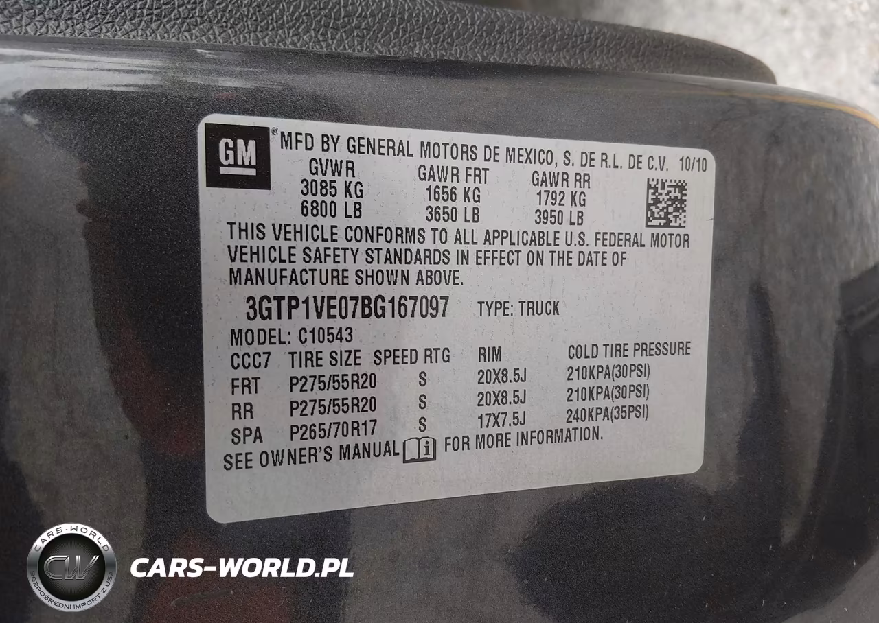 2011 GMC Sierra 1500 Sle VIN:3GTP1VE07BG167097 - 9