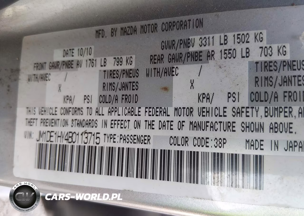 2011 Mazda Mazda2 Touring VIN:JM1DE1HY4B0113715 - 9