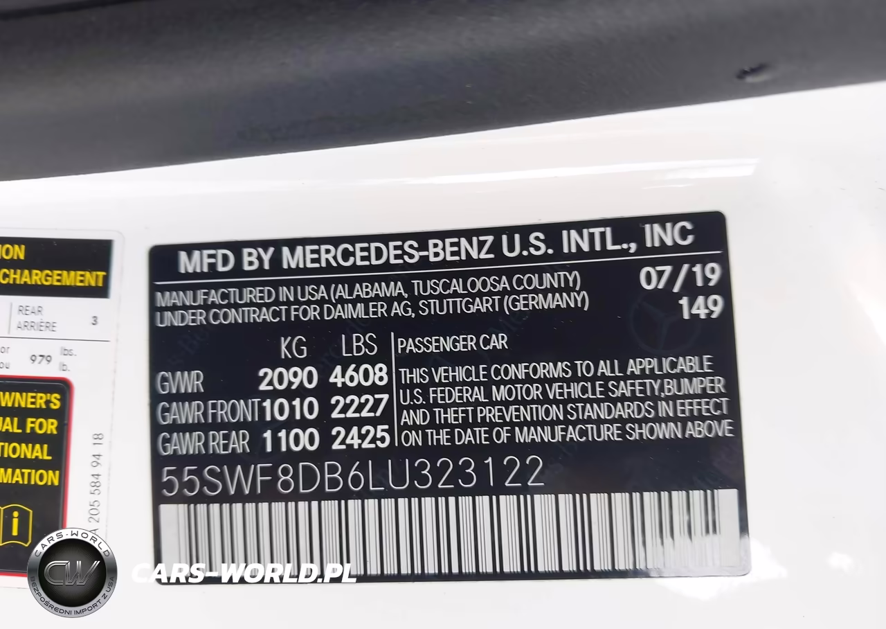 2020 Mercedes-Benz C 300 VIN:55SWF8DB6LU323122 - 9