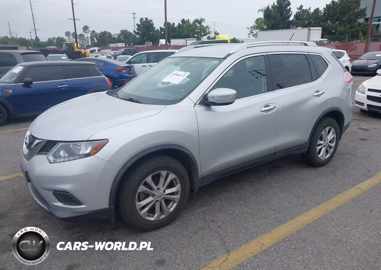 2015 Nissan Rogue Sv VIN:KNMAT2MT8FP515923 - 2