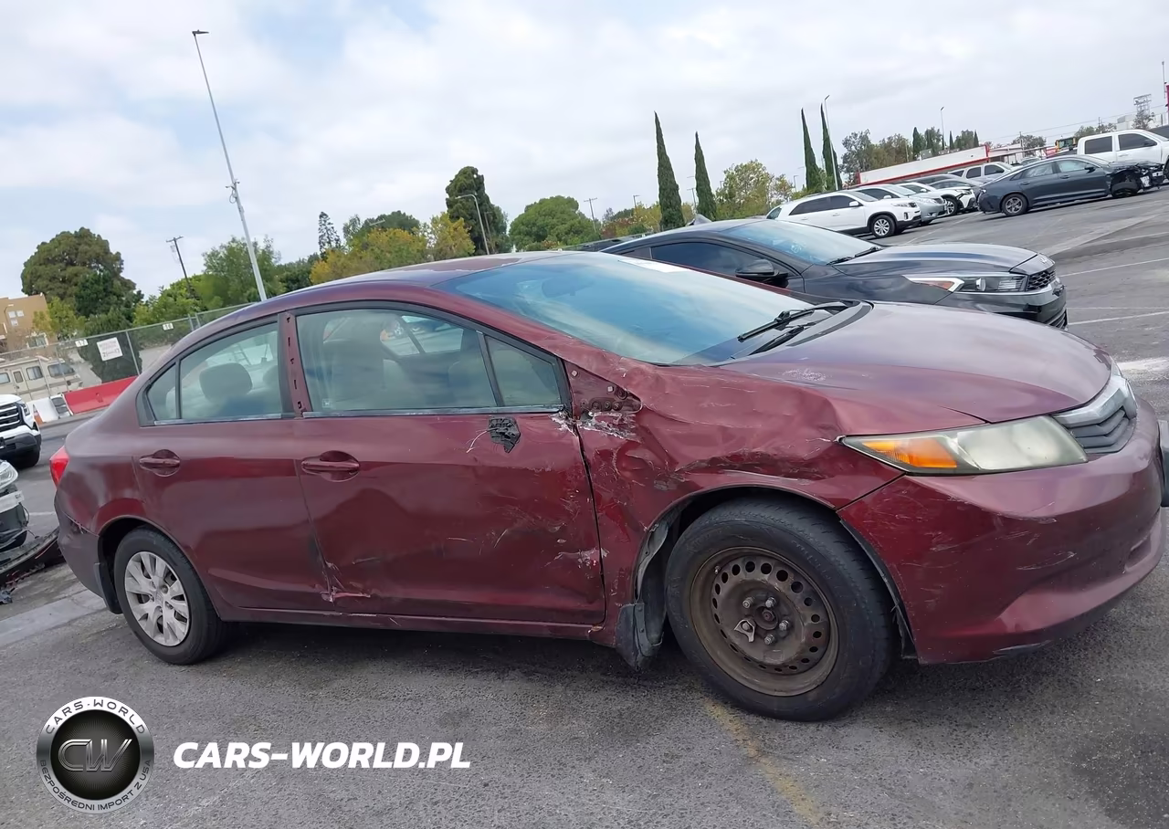 2012 Honda Civic Lx VIN:2HGFB2F52CH600250 - 13