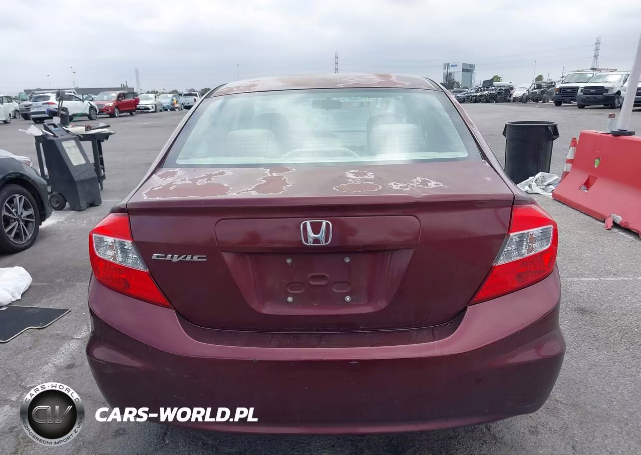 2012 Honda Civic Lx VIN:2HGFB2F52CH600250 - 16