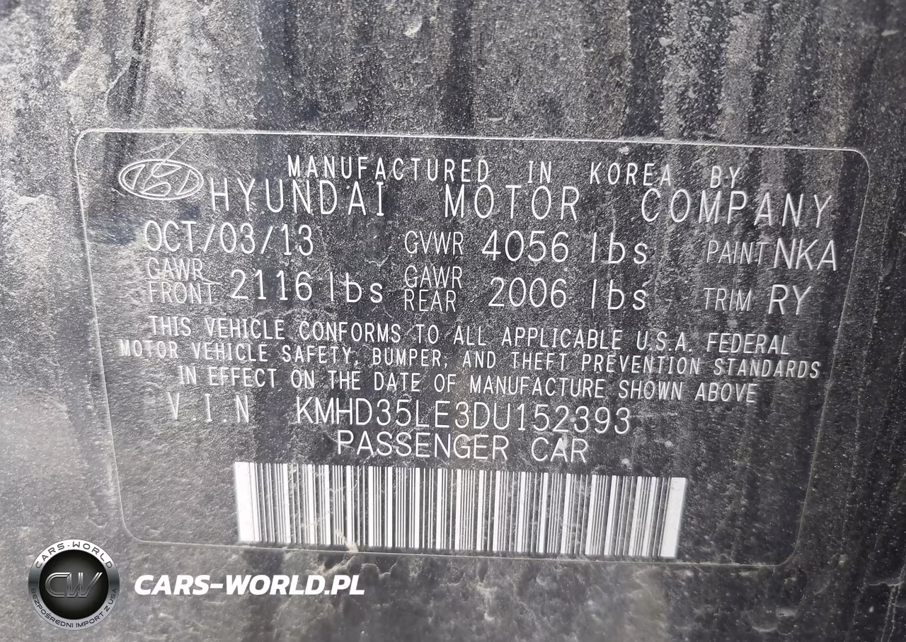 2013 Hyundai Elantra Gt VIN:KMHD35LE3DU152393 - 9