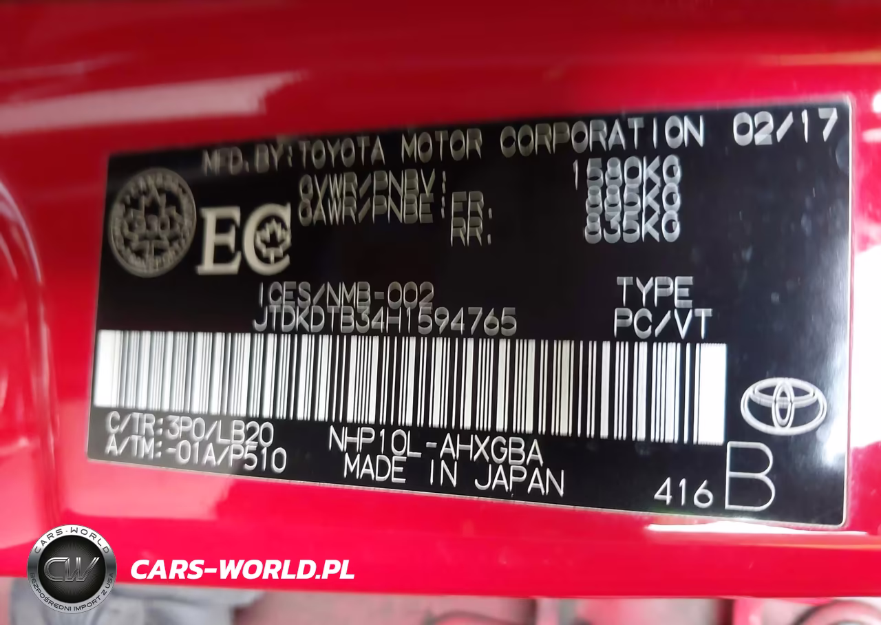 2017 Toyota Prius C Technology VIN:JTDKDTB34H1594765 - 9