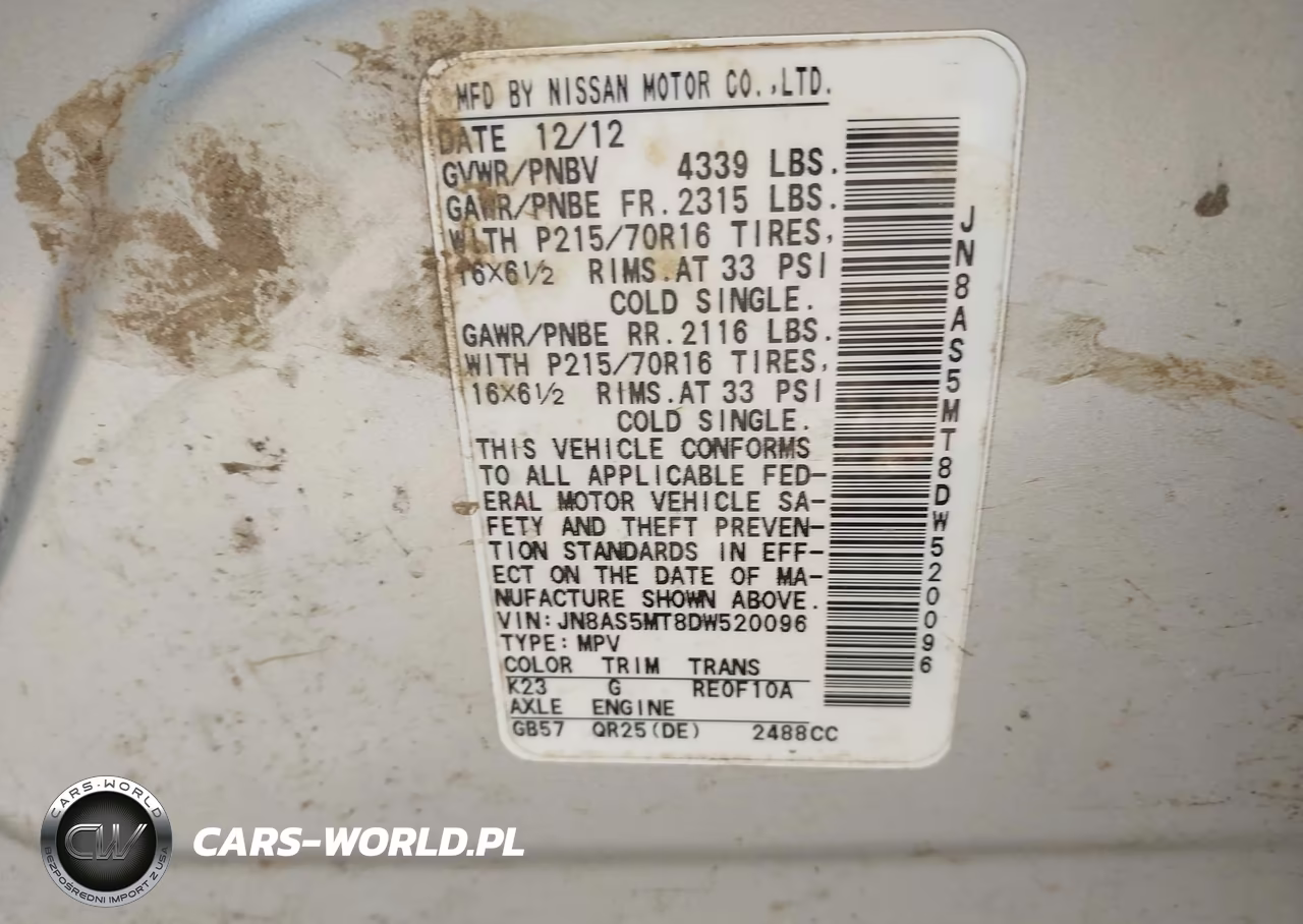 2013 Nissan Rogue S VIN:JN8AS5MT8DW520096 - 9