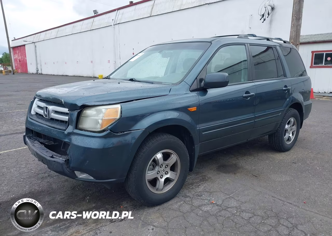 2006 Honda Pilot Ex-L VIN:2HKYF18646H549339 - 2