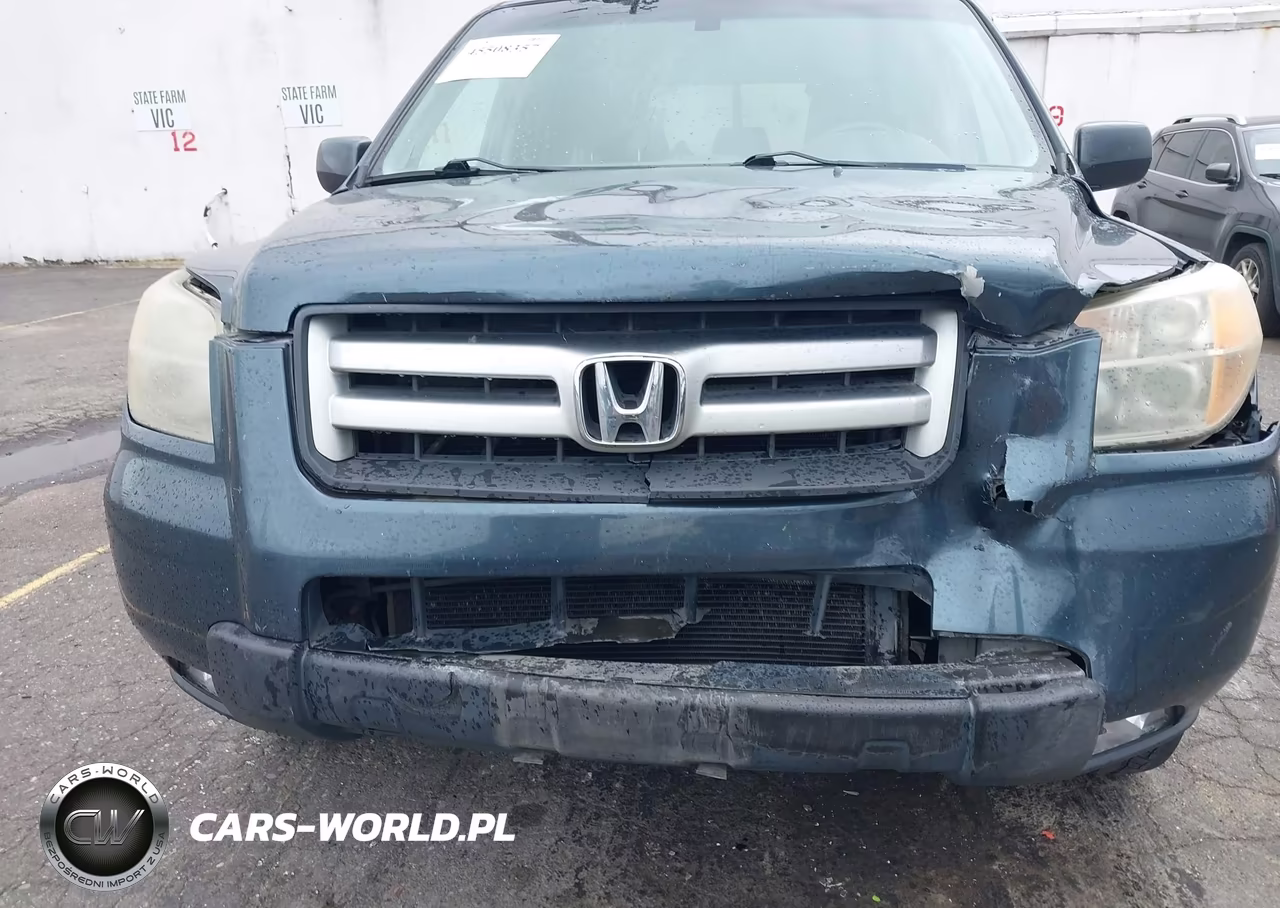 2006 Honda Pilot Ex-L VIN:2HKYF18646H549339 - 6