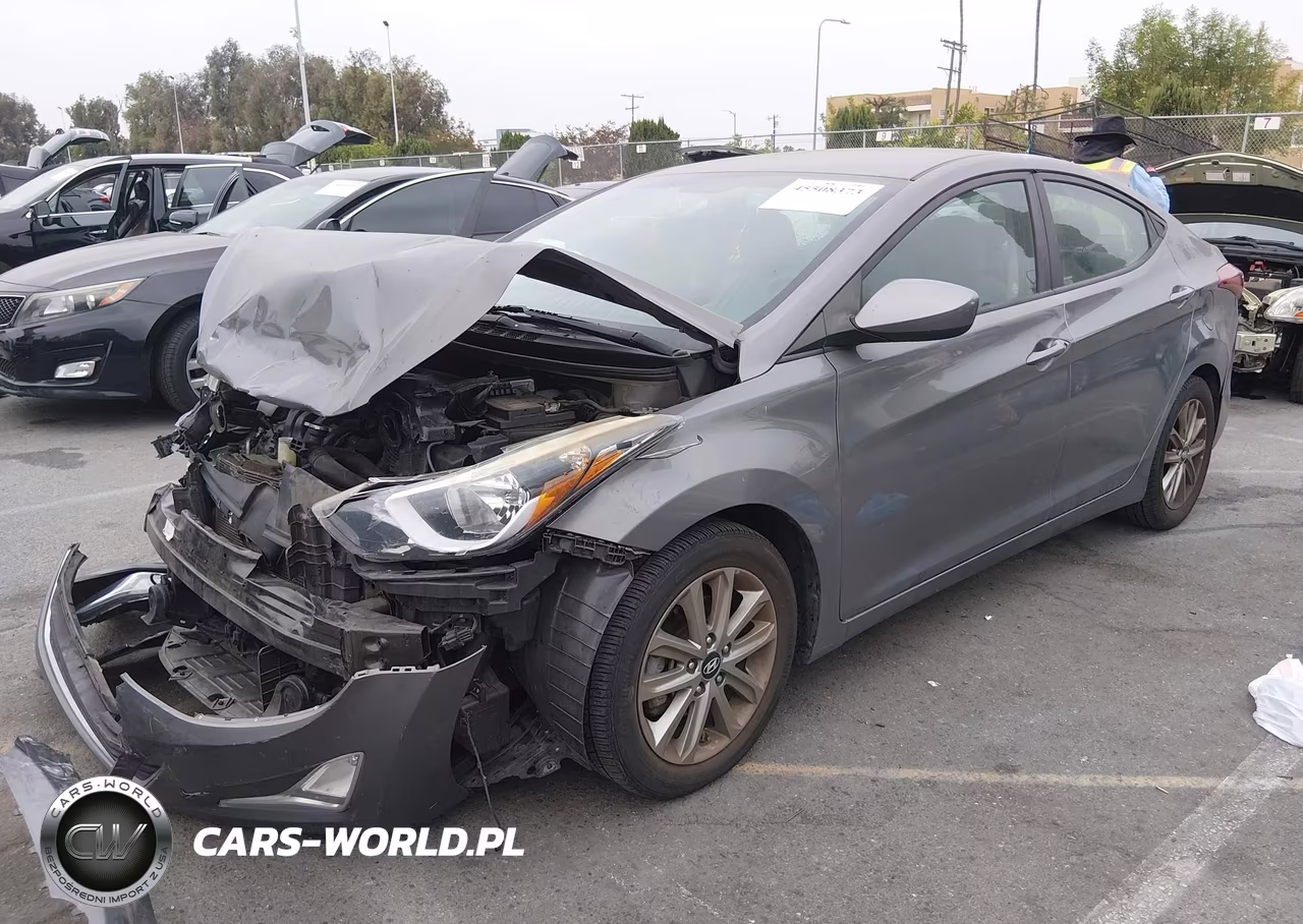 2014 Hyundai Elantra Se VIN:5NPDH4AE5EH500967 - 2
