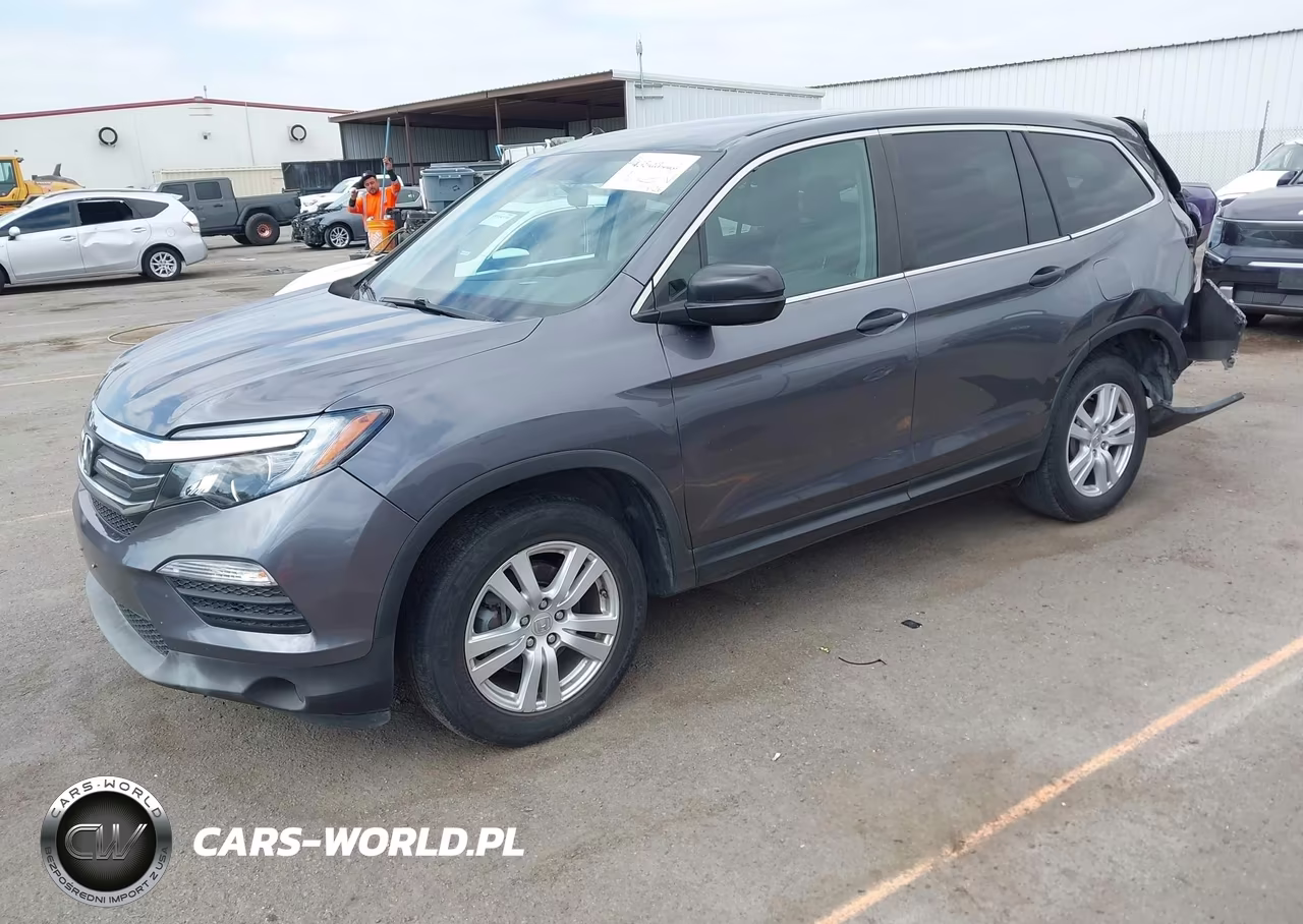 2017 Honda Pilot Lx VIN:5FNYF5H11HB019262 - 2