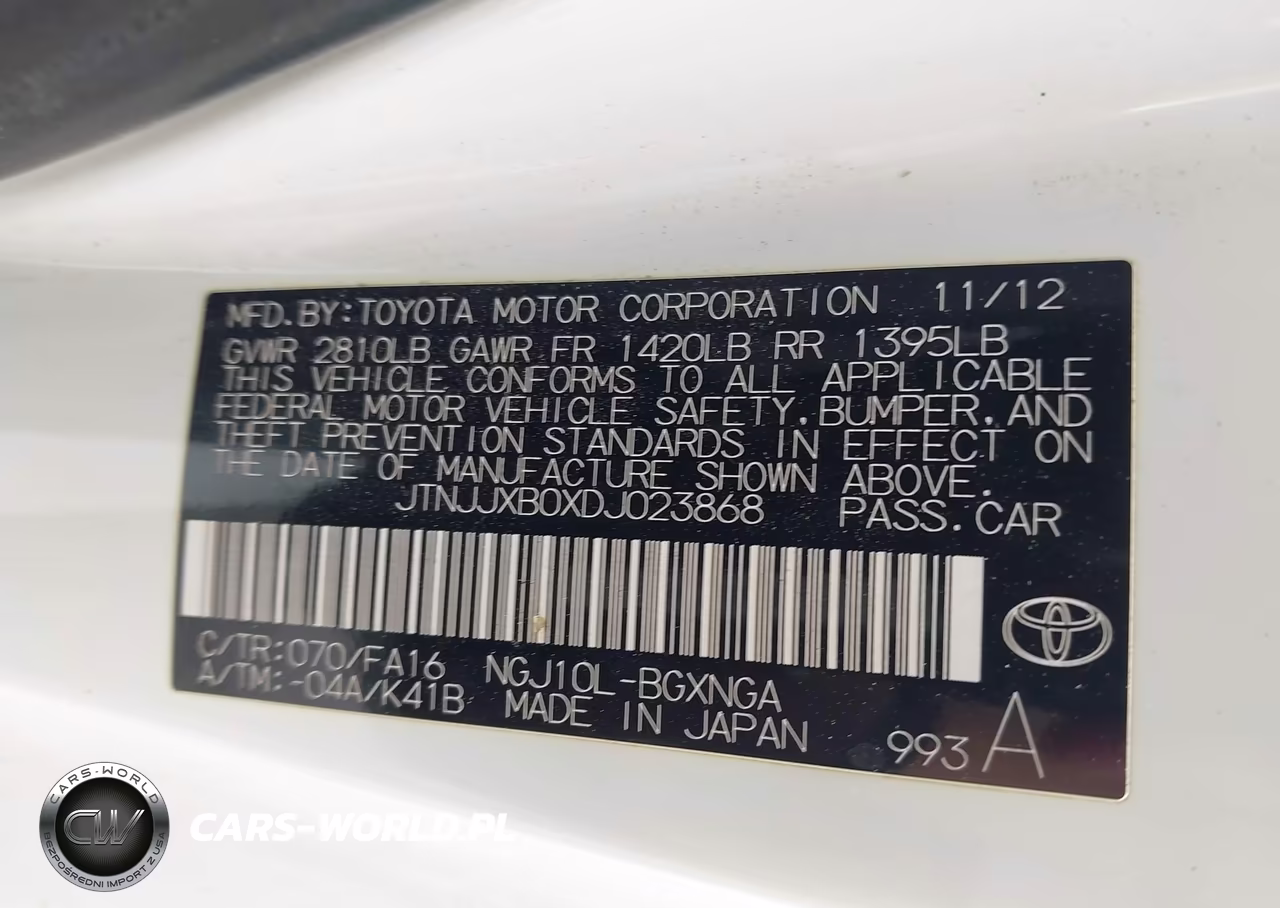 2013 Scion Iq VIN:JTNJJXB0XDJ023868 - 9
