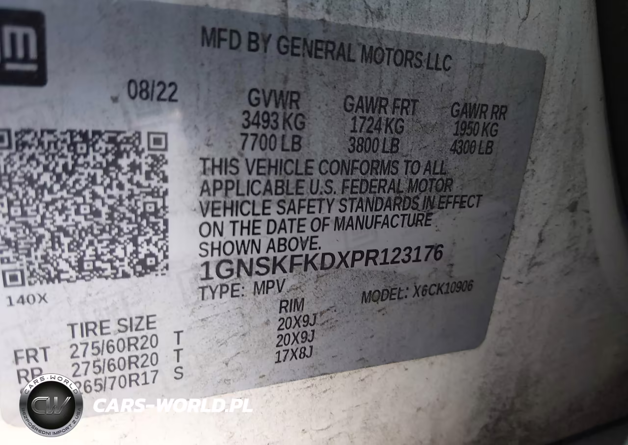 2023 Chevrolet Suburban 4Wd Premier VIN:1GNSKFKDXPR123176 - 9