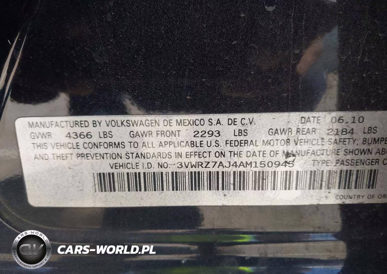 2010 Volkswagen Jetta Limited Edition VIN:3VWRZ7AJ4AM150945 - 9